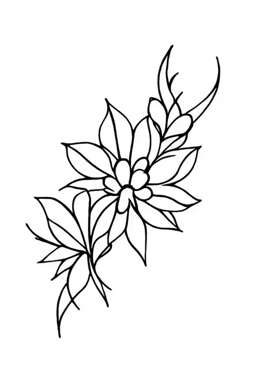 Floral Patterns Representing The Client's