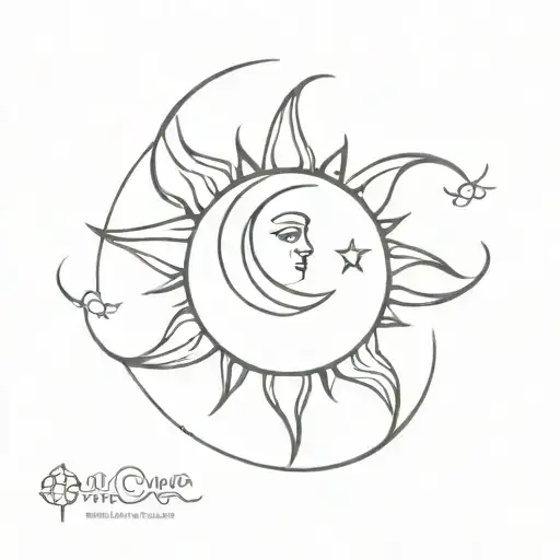 Fine Line Sun Moon