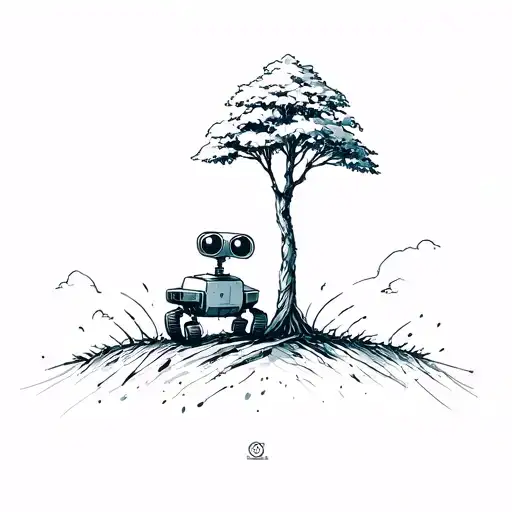 Wall-e Planting A Tree