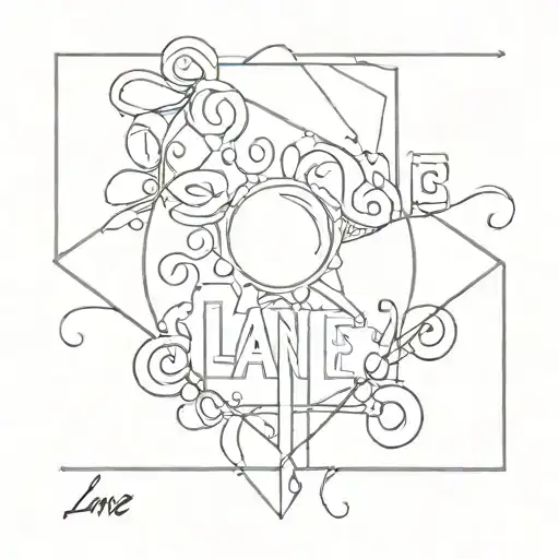 Bunch Diff Computer Designs Wrapped Around The Word Lane