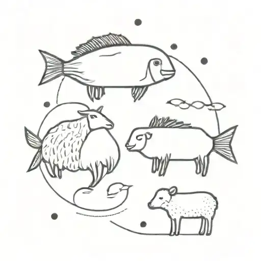 Fish And Sheep