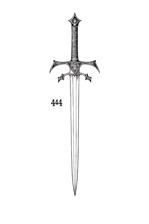Sword And Number 444
