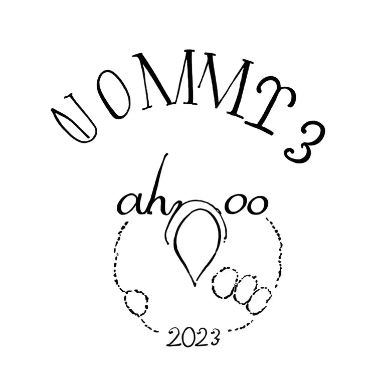 Dog Footprint Mith Name Uno 2023