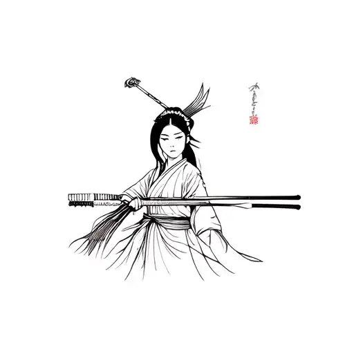 Vodaley Girl Samurai