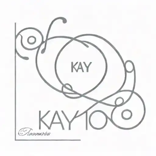 Infinity Symbol With The Name Kay