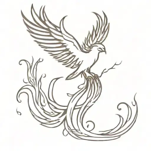 Phoenix Coming Out From The Ashes