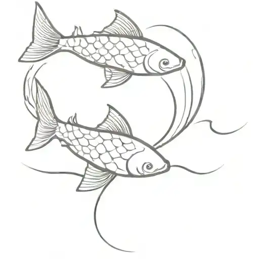 Coy Fish Swimming In Stream