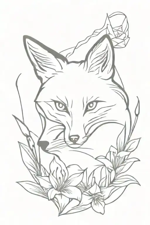 Fox With Lily Eye