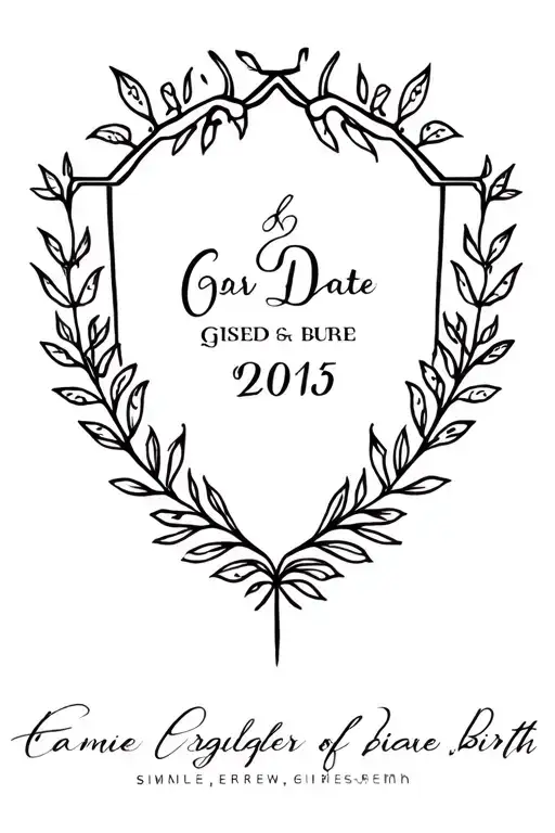 Family's Date Of Birth Grave Stone