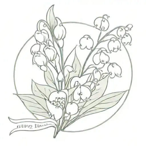 Lily Of The Valley And Rose Bouquet