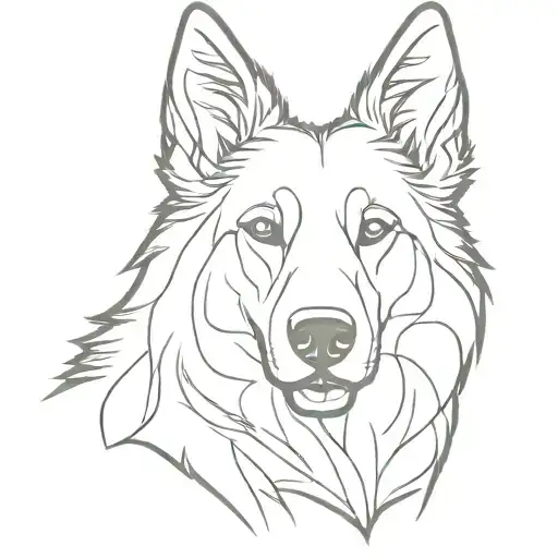 A Belgian Shepherd Dog