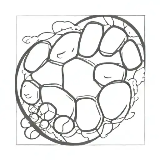 A Volleyball Breaking Through A Wall Of Animal Paw Prints