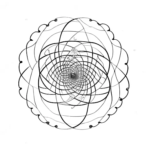 Fibonacci Sequence Spiral In The Sahpe Of Dna Helix