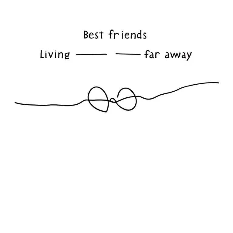 Best Friends Living Far Away