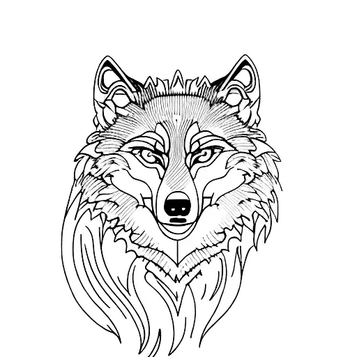 Wolf Running Marathon In Wood