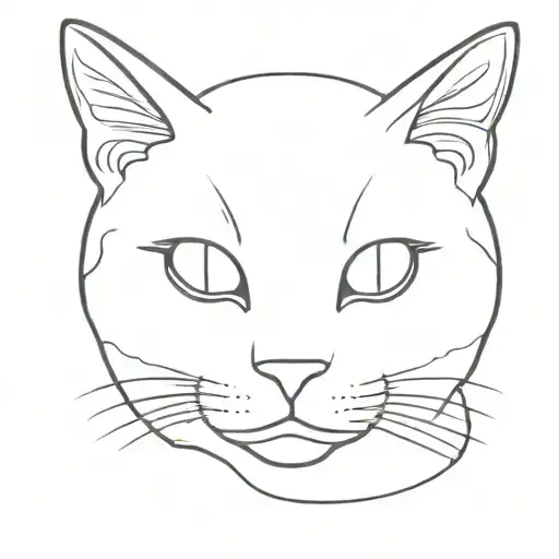 Cat Face Of A Cat Called Mochi