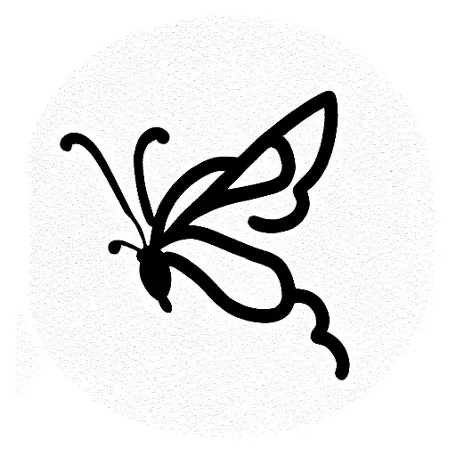 Little Butterfly In Fire