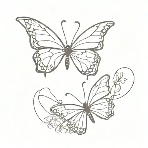 Butterfly With Freedom Love And Honesty