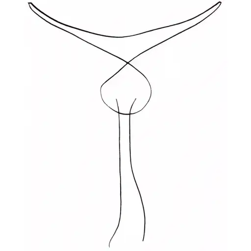 Simple Fine Line Sternum