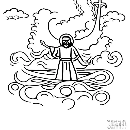 Jesus Calming The Sea
