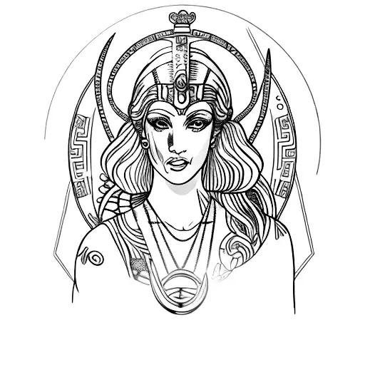 Artemis Greek Goddess Moon Bow Dress Magical