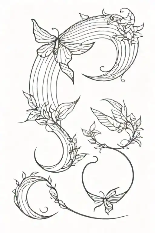 Fairy Wings And Half Moon