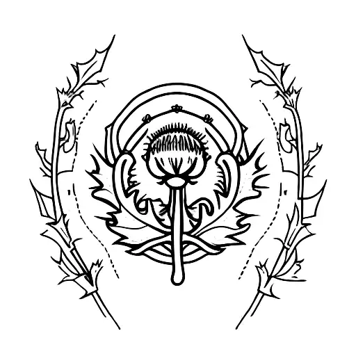 Scottish Thistle Emblem