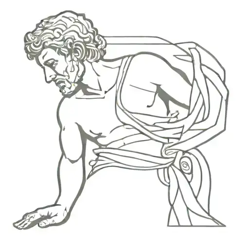 Roman Sculpture And Fire