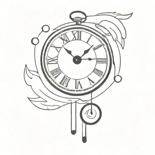 Quaver And Clock Minimalis Style