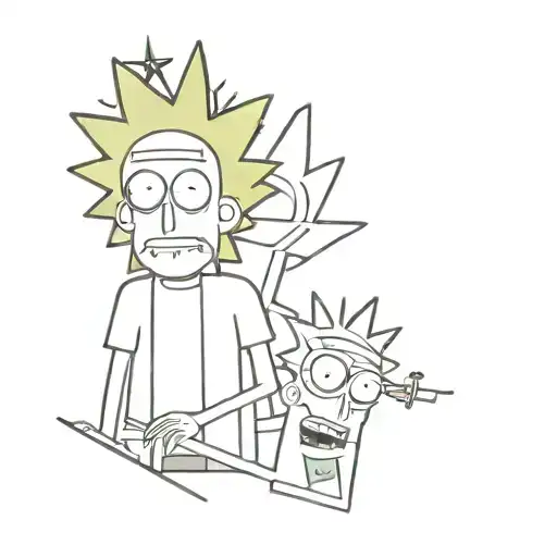 Rick And Morty Basquiat Crown