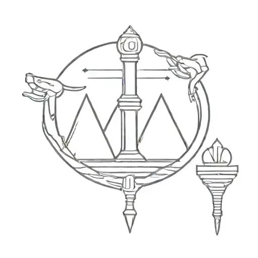 Egyptian Was Scepter