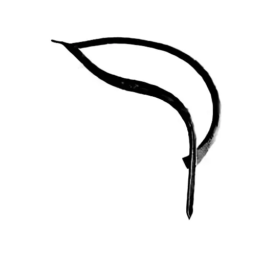 Red And Black Boomerang