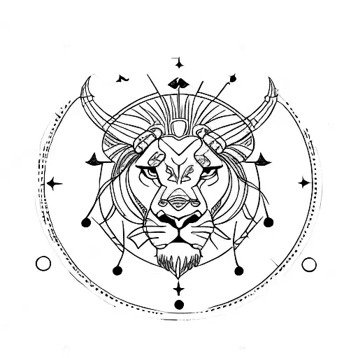 Fusion Of Two Horoscope Signs Taurus And Lion