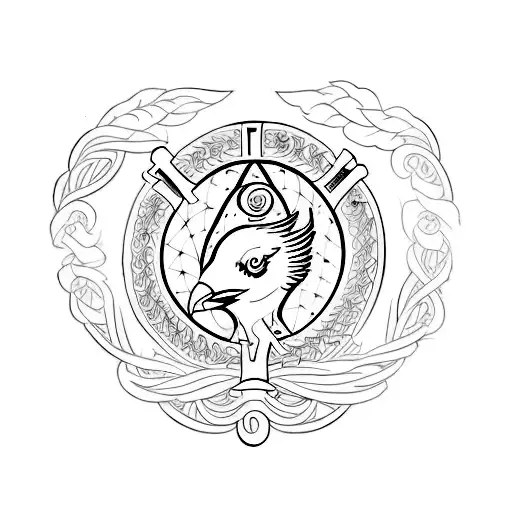 Minimalist Stoic Cardinal Virtues Cross