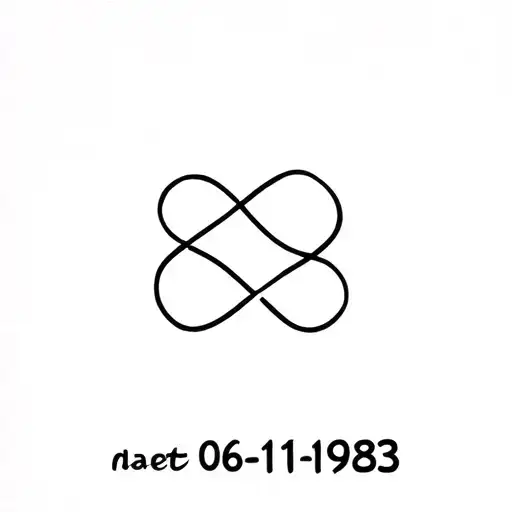 Infinity Sign Next Too The Date 06-11-1983
