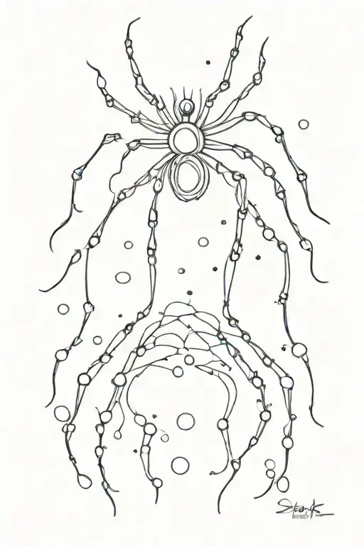 Spider With Many Eyes All Over Its Body