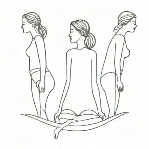 Older Sister And Two Younger Sisters