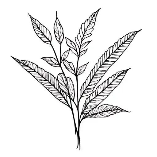 Tattoo Plants Technology Black And White Calf Women