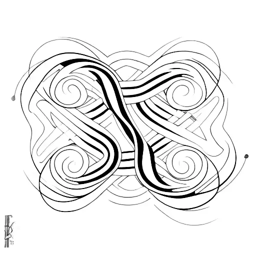 Infinity Symbol With Guitar