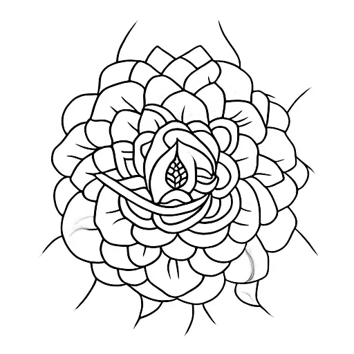 Katana With Lotus Flower