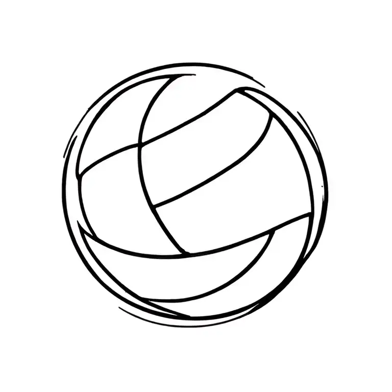Volley Ball That Seems A Planet