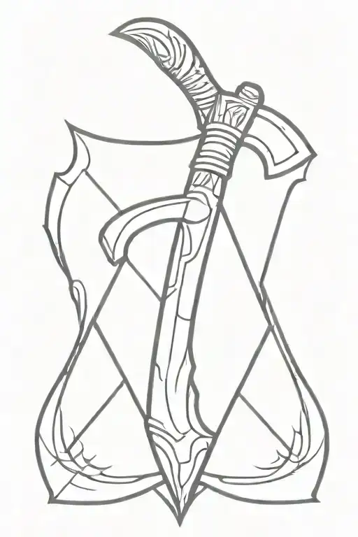Sword Axe Shield