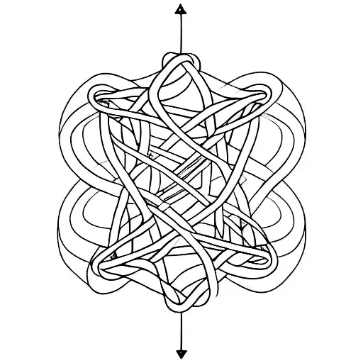Simple Line Art Of Dna