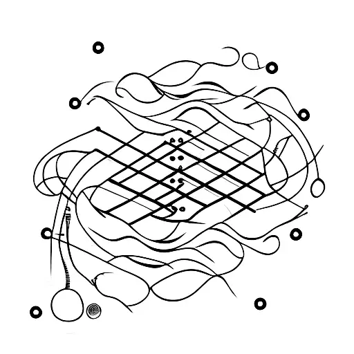 Guitar Made Of Fiber Optic Cables