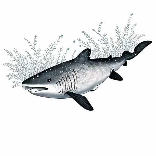 Small Whale Shark With Babies Breath
