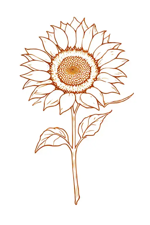 Sunflower Growing Out Of Ruin