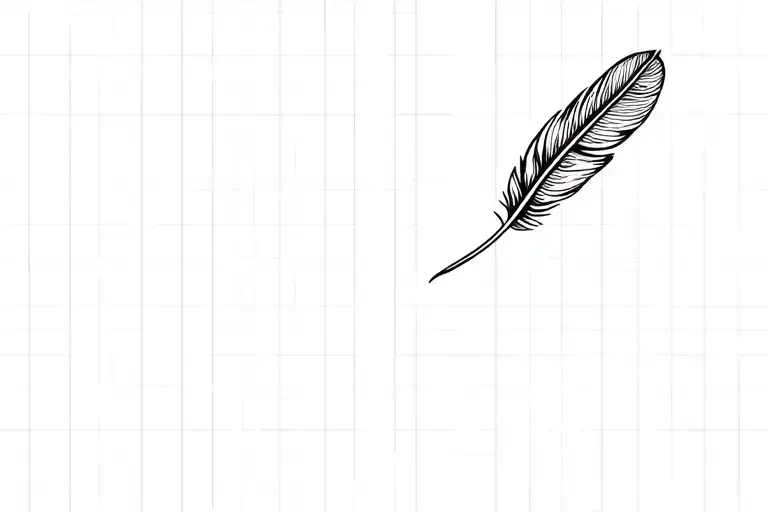 Wrap Around Indian Feather