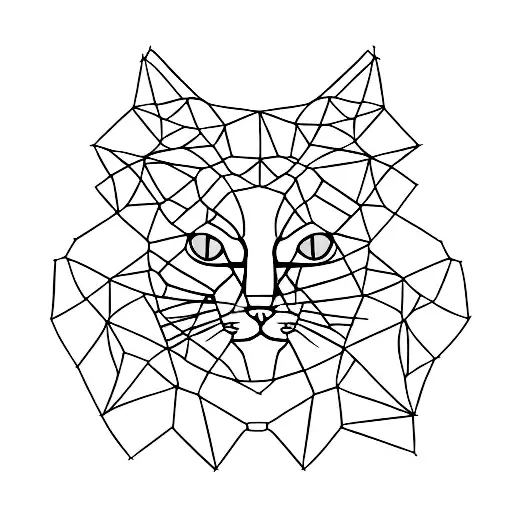 Minimalist Silhouette Of A Cat With A Subtle Nod To The Field Of Public Relations