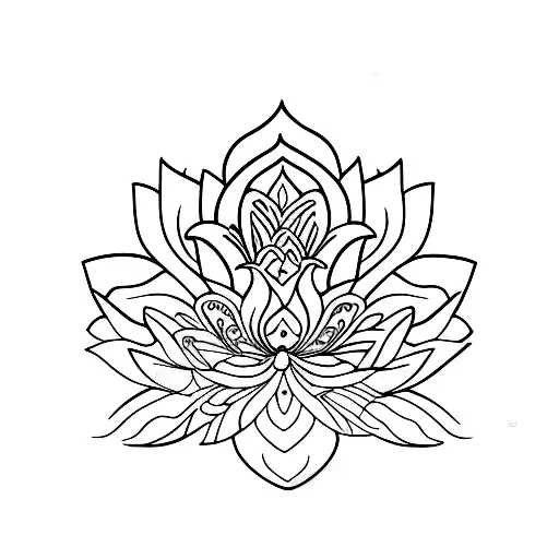 Glass Coke Bottle With Lotus In It