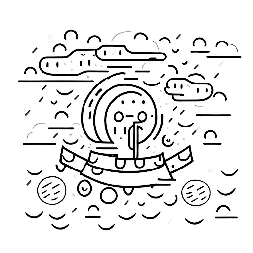 Man Rest In Cloud With Rain